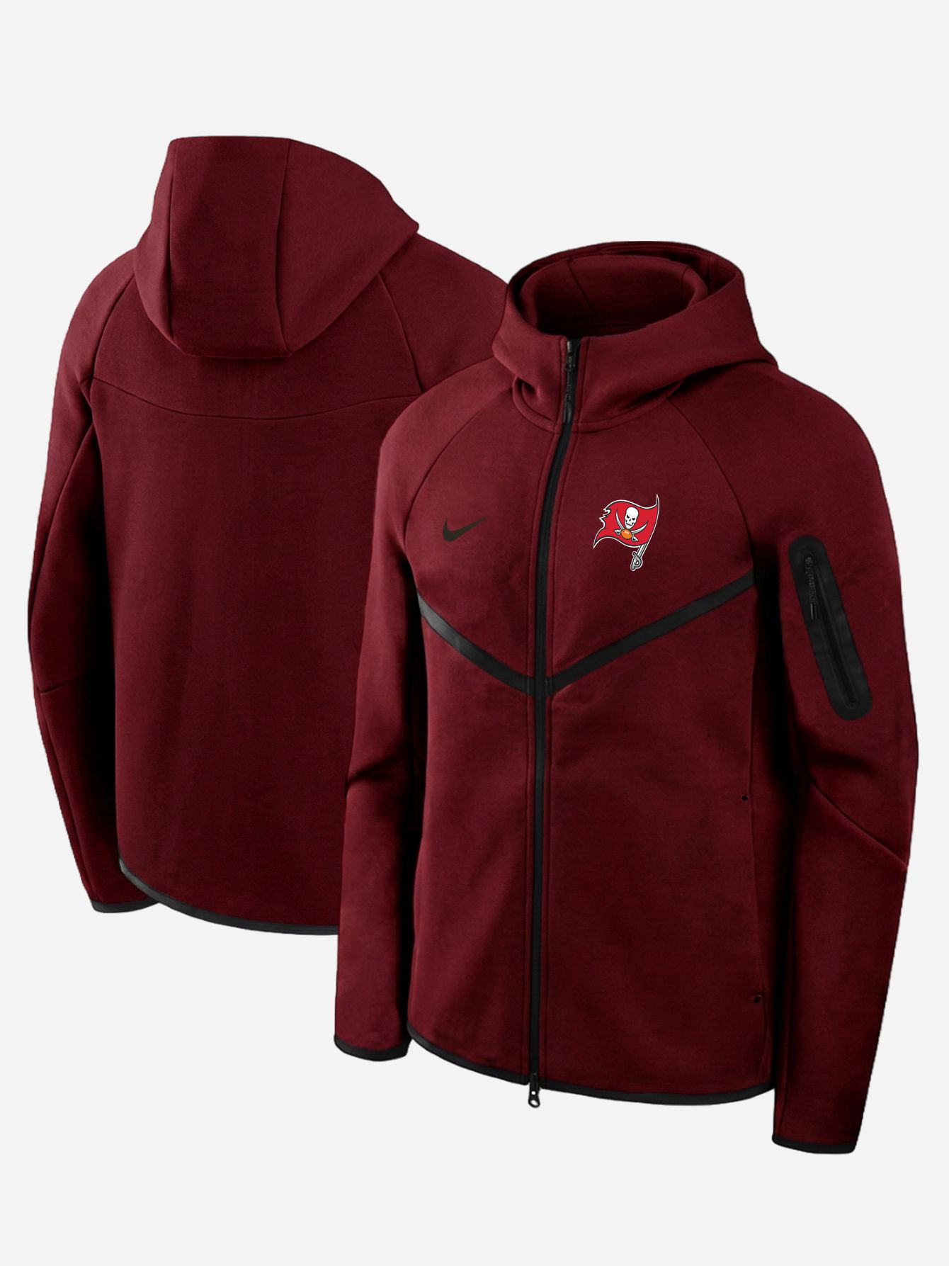 Men 2026 Nike NFL Tampa Bay Buccaneers hoodie red 05